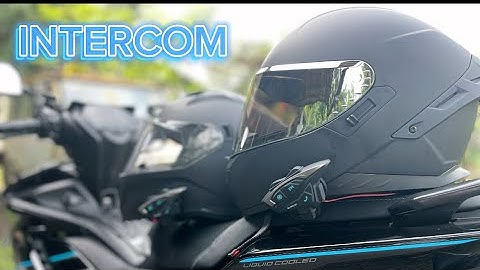 GEARELEC SHARK Intercom ft. GILLE Helmet (GTS-V2 & FALCON) | UnboxMOTO