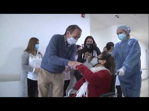 Una sanfernandina de 99 años fue dada de alta de coronavirus en el Hospital Municipal