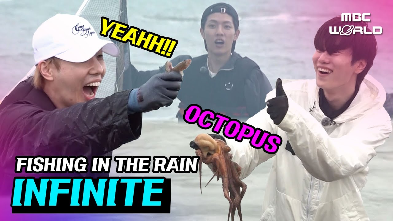 [C.C.] Even the nature can't stop INFINITE from fishing #INFINITE