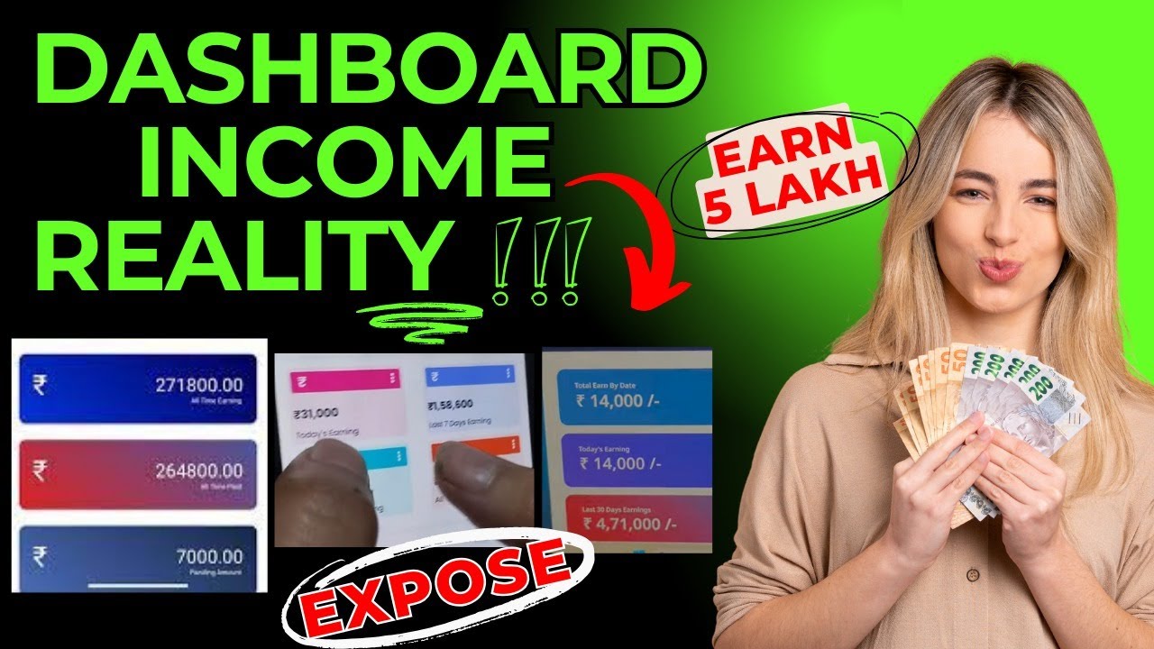 DASHBOARD INCOME 💰 REALITY EXPOSE !! The Shocking Truth 🫢 ! Learn How ...