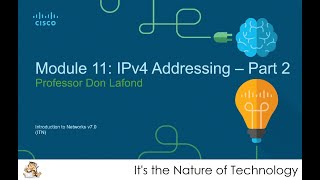 NetAcad ITN Module 11 Part 2 - IPv4 Subnetting PowerPoint Presentation