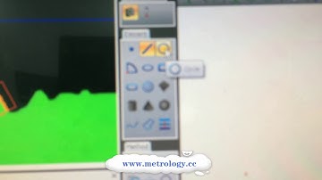 Video measuring machine operating