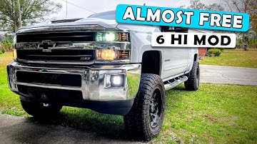 5 Cent Silverado 6-HI Mod | Fogs on with High Beams