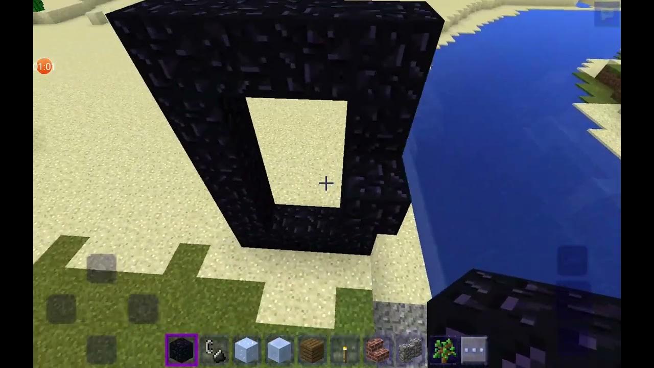 How to place water in the nether woth no commands YouTube
