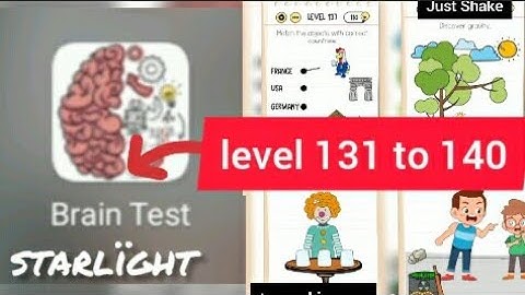 How to cross levels 131-140 in Brain Test ll Brain Test ll