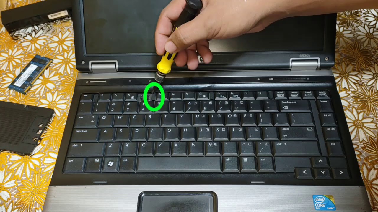 Hp Compaq 6530b Notebook Pc Ram And Hdd Uninstall And Reinstall Youtube