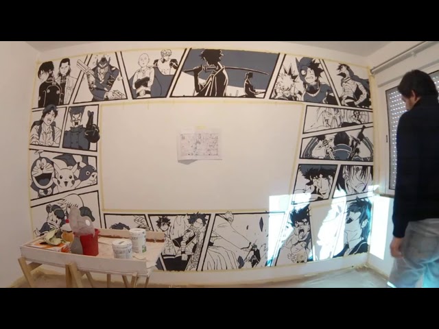 Speed Painting Anime & Manga Wall Mural 