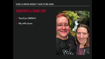 ToorCon 21 - CARD CLONING DOESN