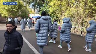 Super Eagles Players Embark On Team Walk Ahead Game Against Uganda