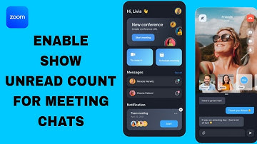 How To Enable Show Unread Count For Meeting Chats On Zoom App | Step By Step