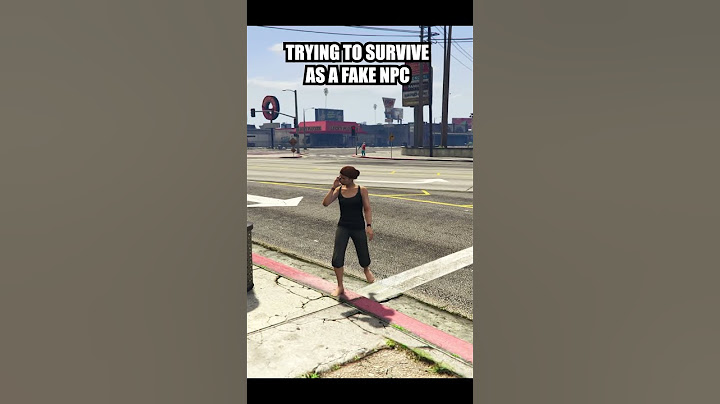 Trying To Survive as a Fake NPC in GTA 5 #gta5rp