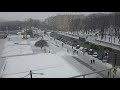 Snow in Kharkiv 10.01.2019 (TimeLapse 32x)