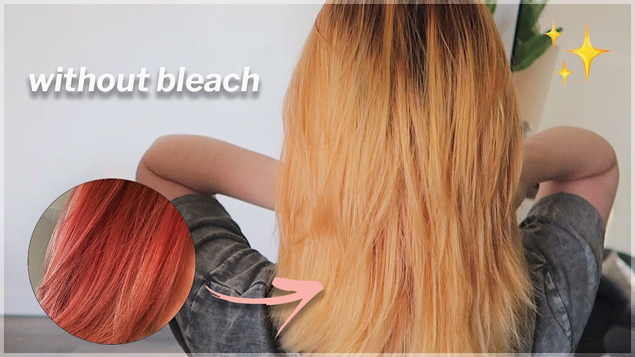 HOW TO REMOVE HAIR COLOR WITHOUT BLEACH YouTube