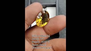 Citrine Quartz Sunela Stone