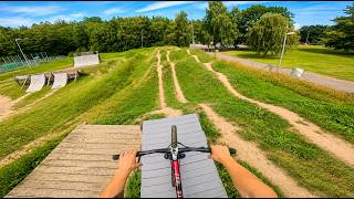 Riding An Abandoned Dirt Jump Spot In Stockholm