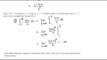 Math 1B 8.3 Example 1 Using the Integral Test