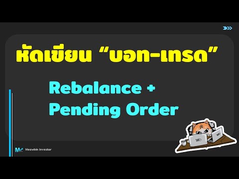 หัดเขียน “บอท-เทรด” #7 - บอท Rebalance แบบวาง Pending Order