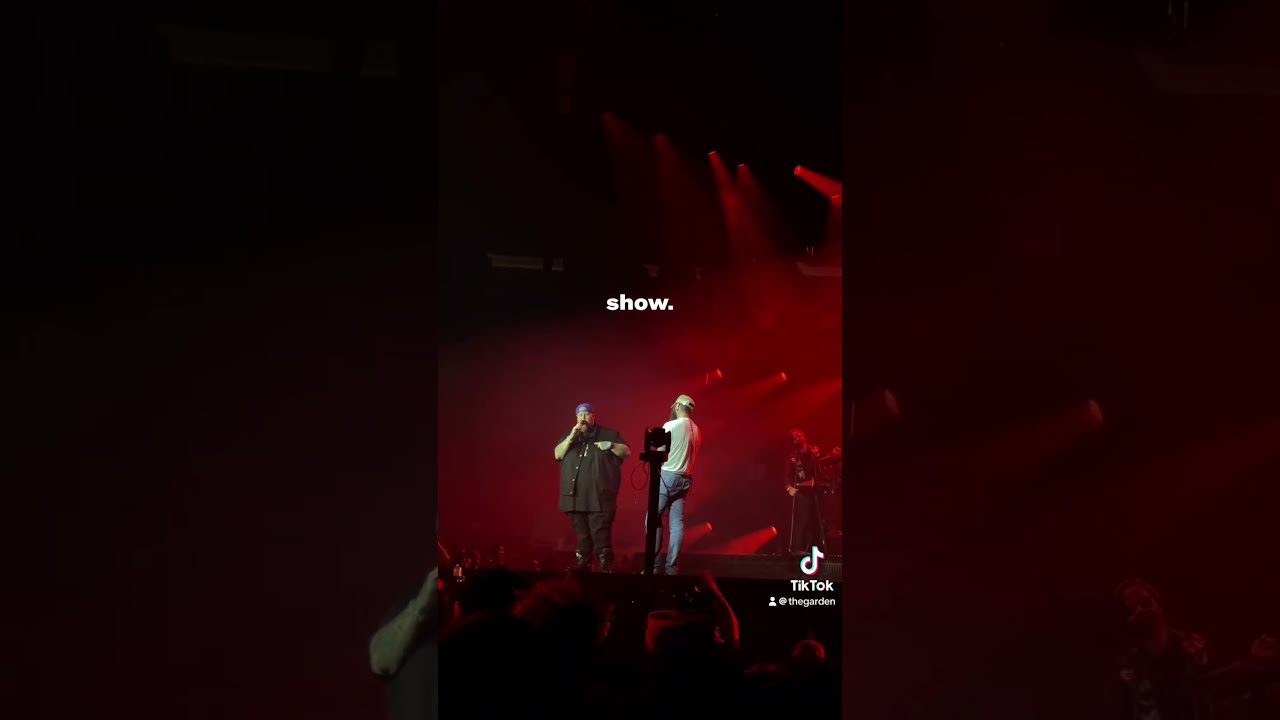 Jelly Roll Brings Out Post Malone Madisonsquaregarden Jellyroll Postmalone
