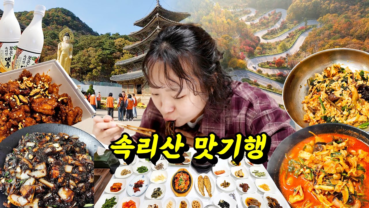 단풍 보러 갔다가 인생 간짜장을 만났습니다 (ft.법주사, 속리산테마파크, 말티재)