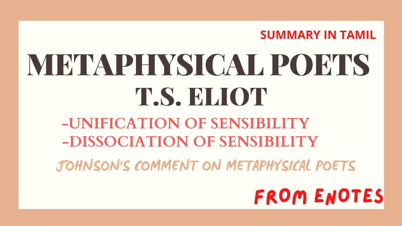 metaphysical-poets-by-t-s-eliot-summary-in-tamil-youtube