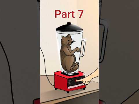 Cat In Blender, Bonus Part Shorts Cat Viralvideo Story