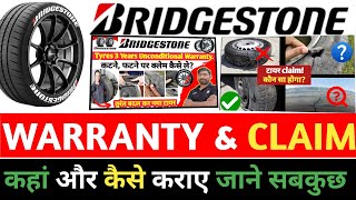 Bridgestone Tyres Katne fatne damage hone par Claim Warranty kaise karaye Tyre guarantee me kaise