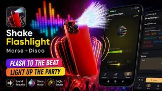 Turn Music Into Light 🎵✨ | Music Reactive Flashlight & Party Strobe | Shake Flashlight screenshot 3