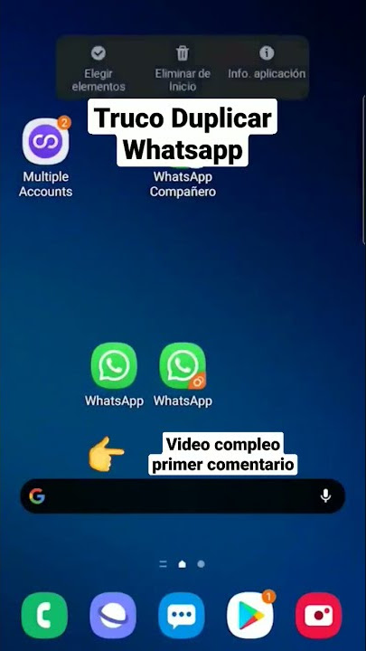 Como Duplicar WhatsApp 2022 Gratis #shorts