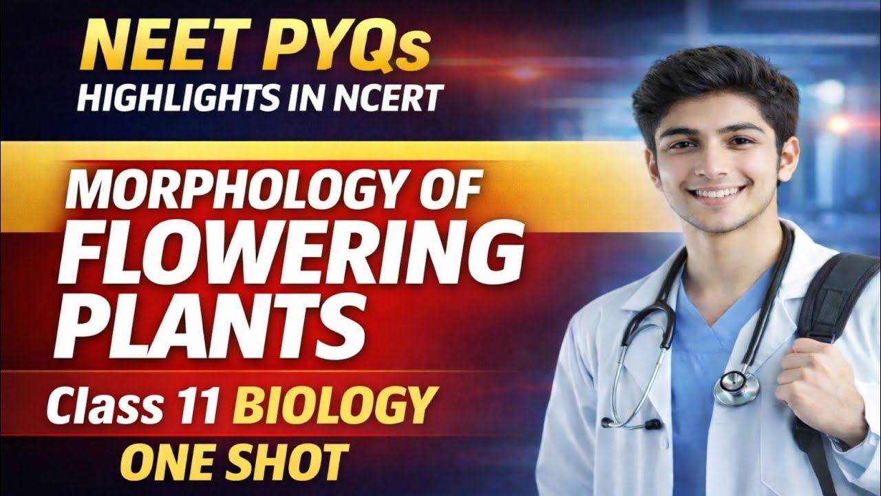 Morphology of Flowering Plants One Shot | Class 11 Biology | NCERT Line ...
