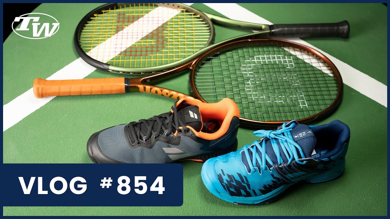 Amazing deals on Babolat tennis shoes and Wilson 100 square inch racquets (Blade and Pro Staff) VLOG 854