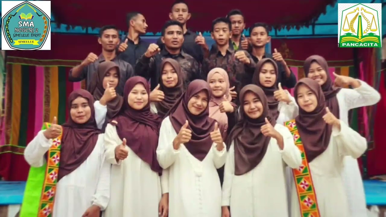 Penyambutan OSIS SMAN 1 Simeulue Barat