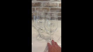 Reviewing the Red Wine Glasses!