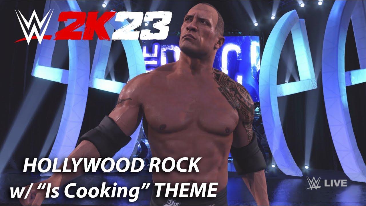 WWE 2K23 Hollywood Rock The Rock 03 Entrance W Is Cooking Theme wwe-2k23-hollywood-rock-the-rock-03-entrance-w-is-cooking-theme