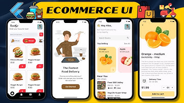 🔥📱 Create Responsive ECommerce App UI with 2 REAL Projects | Flutter Tutorial for beginners 2025