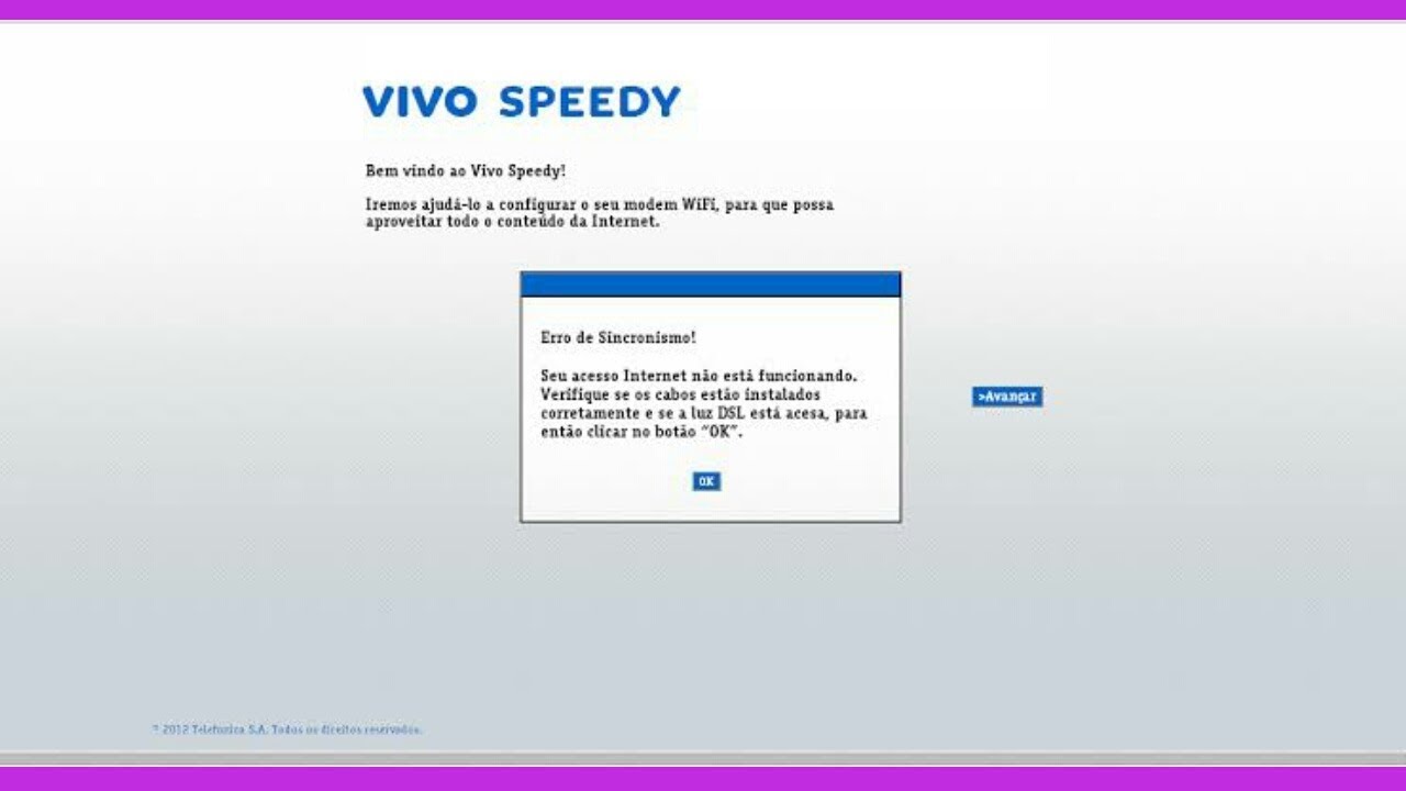 Como configurar modem vivo speedy com provedor gratuito pelo celular 