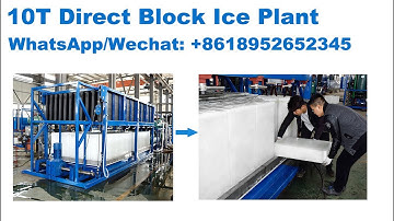 Most popular block ice machine for fish/food processing in summer