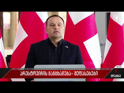 არესტოვიჩის განცხადება - შეფასებები პოლიტიკურ სპექტრში