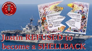 Why I REFUSED the Shellback Ceremony | Crossing the Line | USS Makin Island Experience
