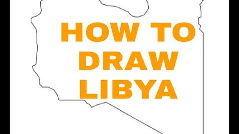 Learn how to draw map of Libya