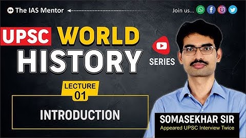 Introduction to World History: Ep 01