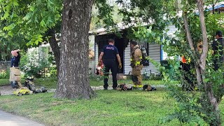 Woman saves husband after home goes up in flames, SAFD says