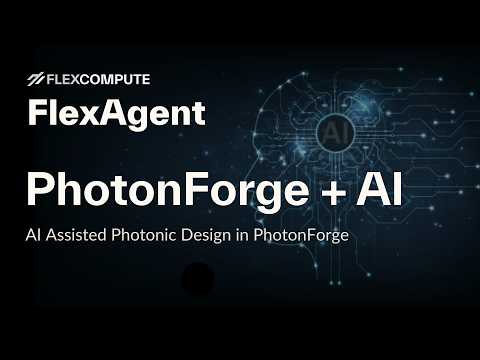 AI-Assisted Photonic Design in PhotonForge