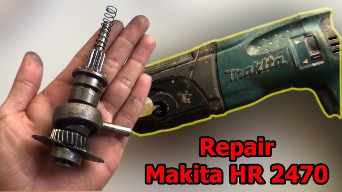 How to fix Makita hr2470 rotary hammer disassemble and problem find -  YouTube