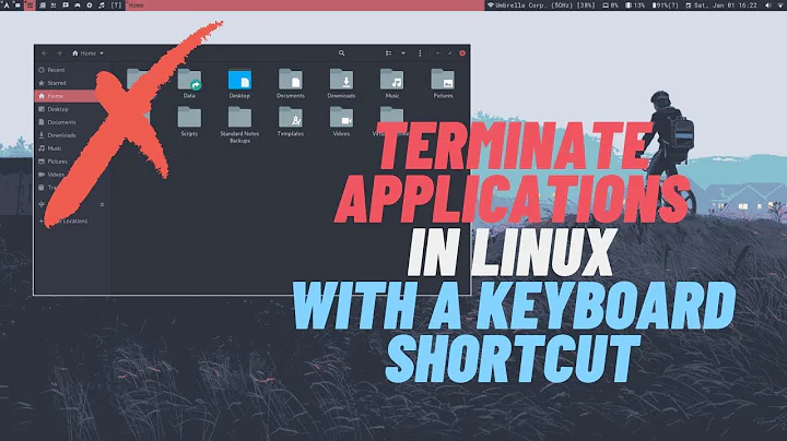 Terminate Applications in Linux with a Shortcut