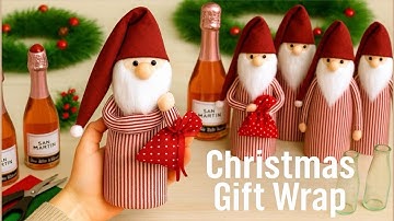 Christmas Gift Wrap Ideas | DIY Santa Claus Gift Packaging (Cute & Easy Tutorial!)