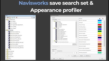 navisworks search set and appearance profiler