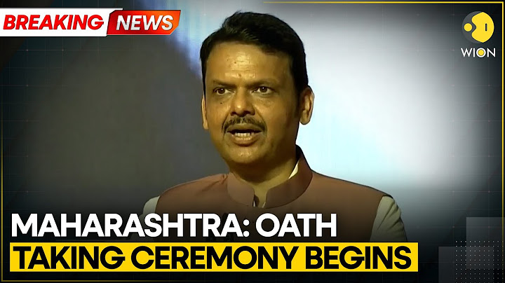 Devendra Fadnavis Oath-Taking Ceremony: Fadnavis Takes Oath As Maharashtra CM | BREAKING NEWS