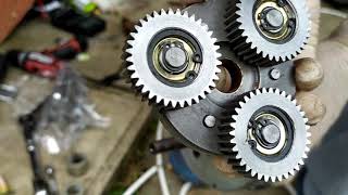 replacing ebike motor gears with metal gears