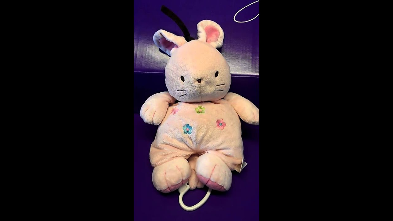 Carters child of mine rabbit musical plush - YouTube