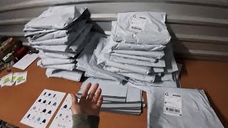 POV: its 1 AM and you pack orders for your clothing brand